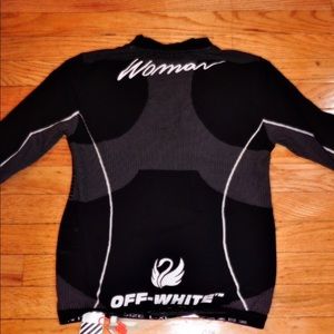 Off-White Black Athletic Long Sleeve Shirt.
